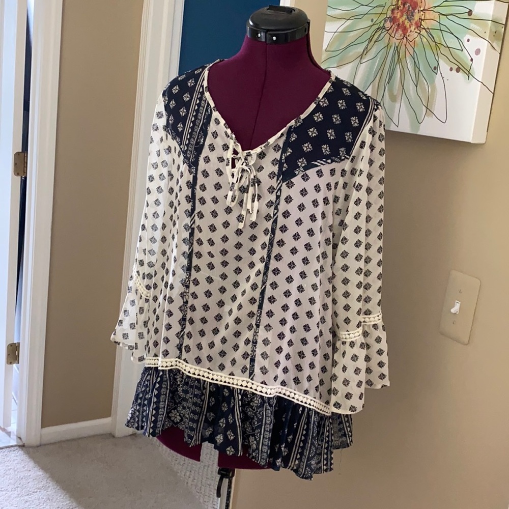 Anne French peasant top